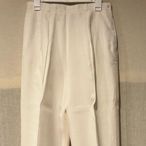 Liz Claiborne Side Zipper Off White Pants Slacks Size 10